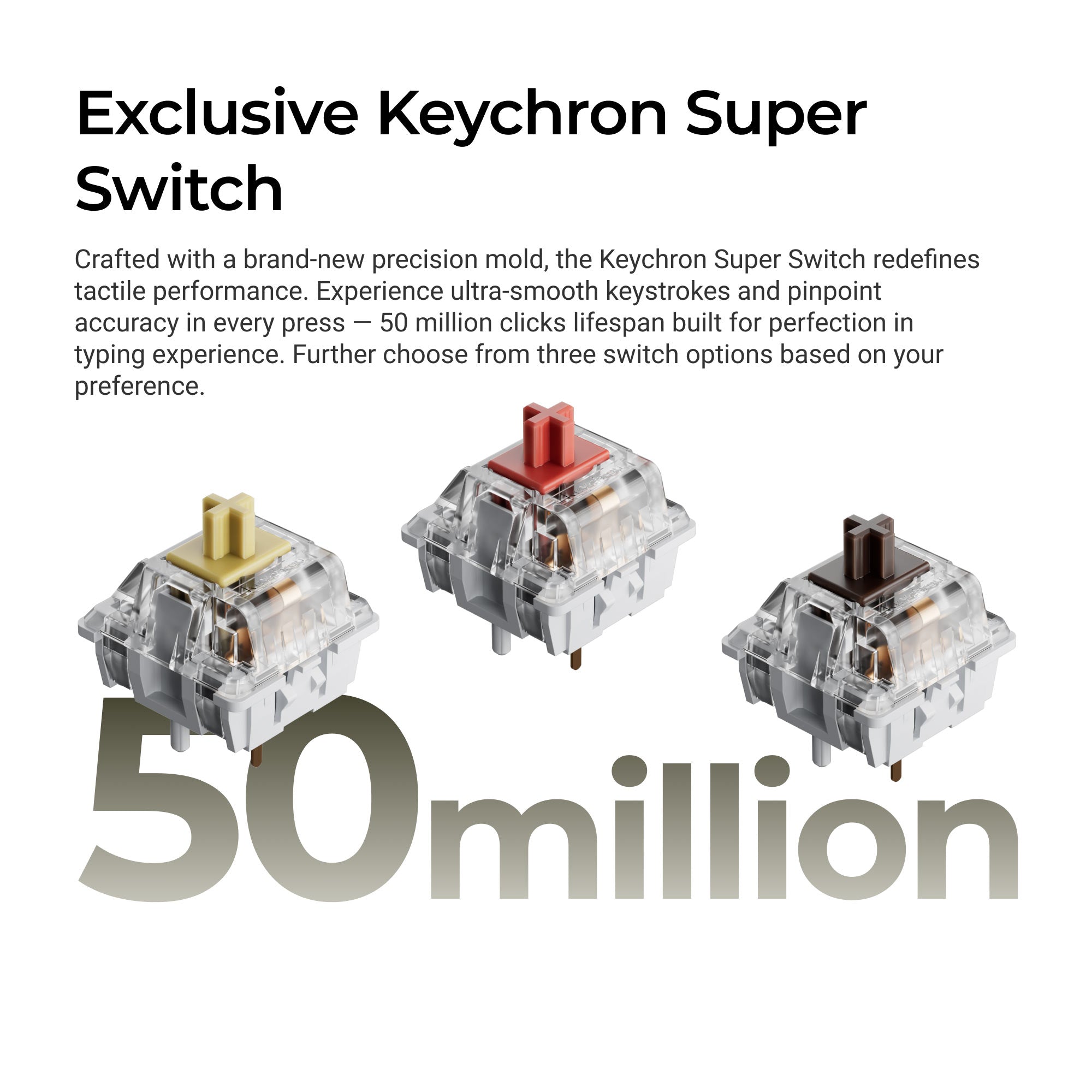 Keychron C1 Pro 8K QMK Wired Custom Mechanical Keyboard - Image 3