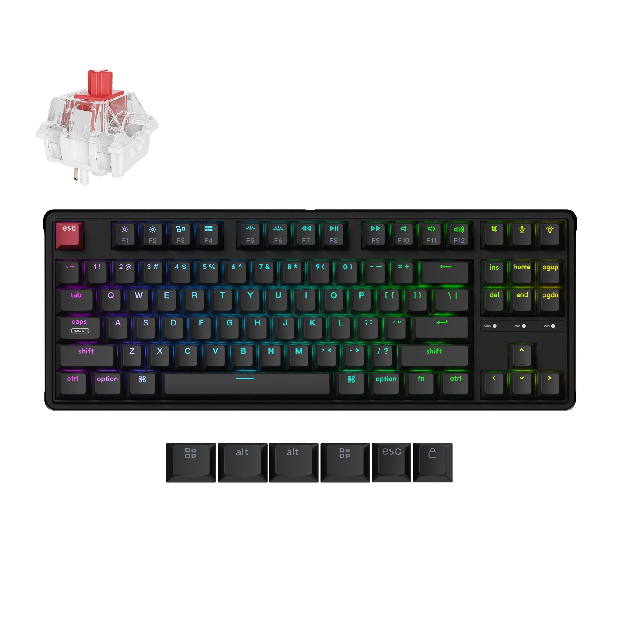 Keychron C3 Pro 8K QMK Wired Custom Mechanical Keyboard - Image 7