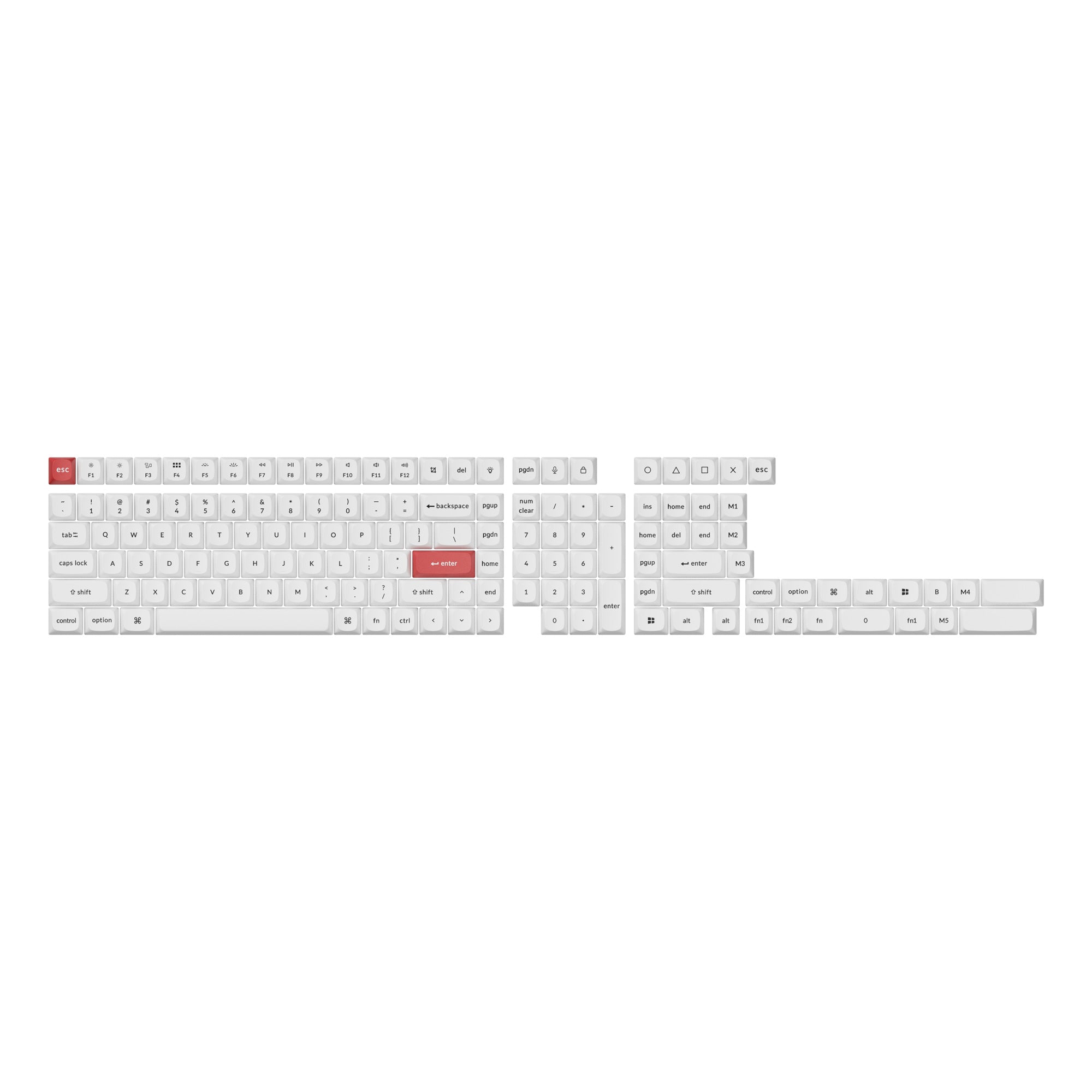 Double Shot PBT OSA Full Set Keycap Set - Image 4