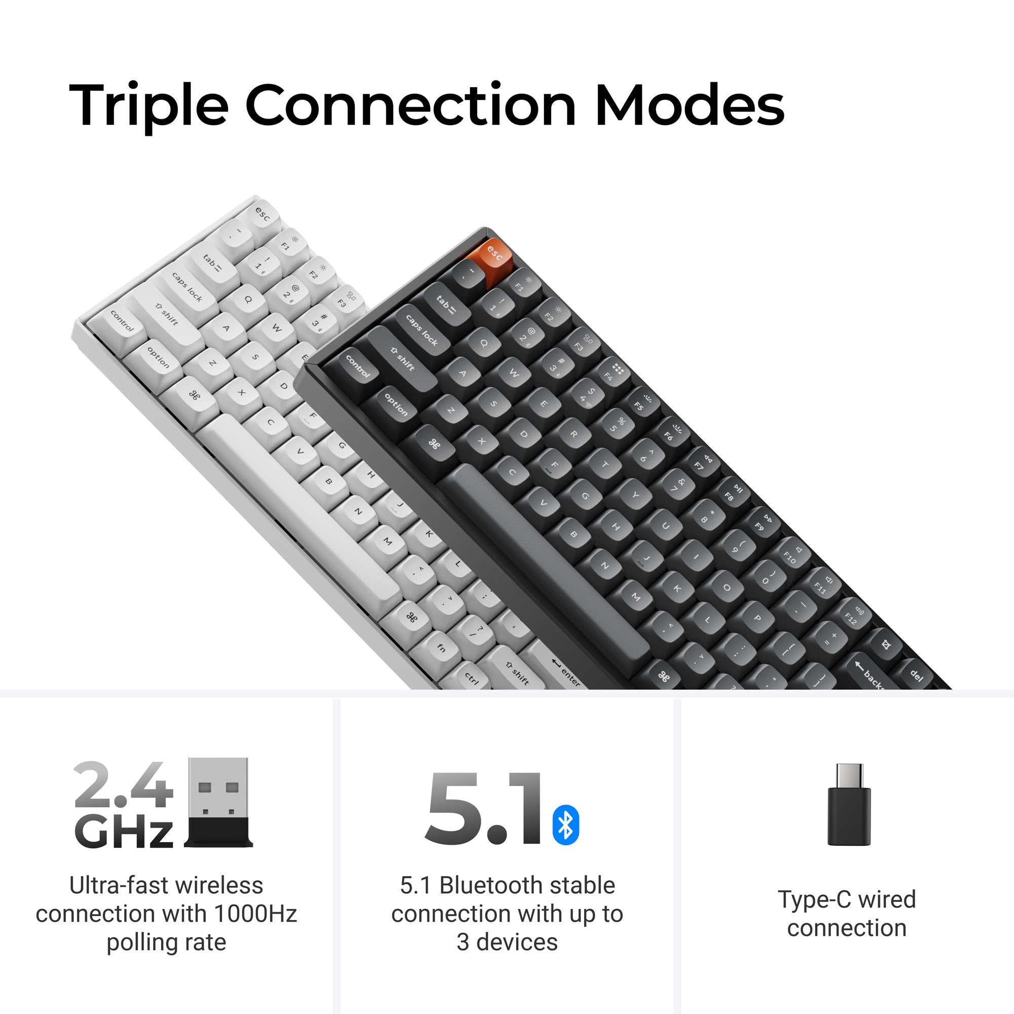 Keychron K2 Max QMK Wireless Mechanical Keyboard - Image 4