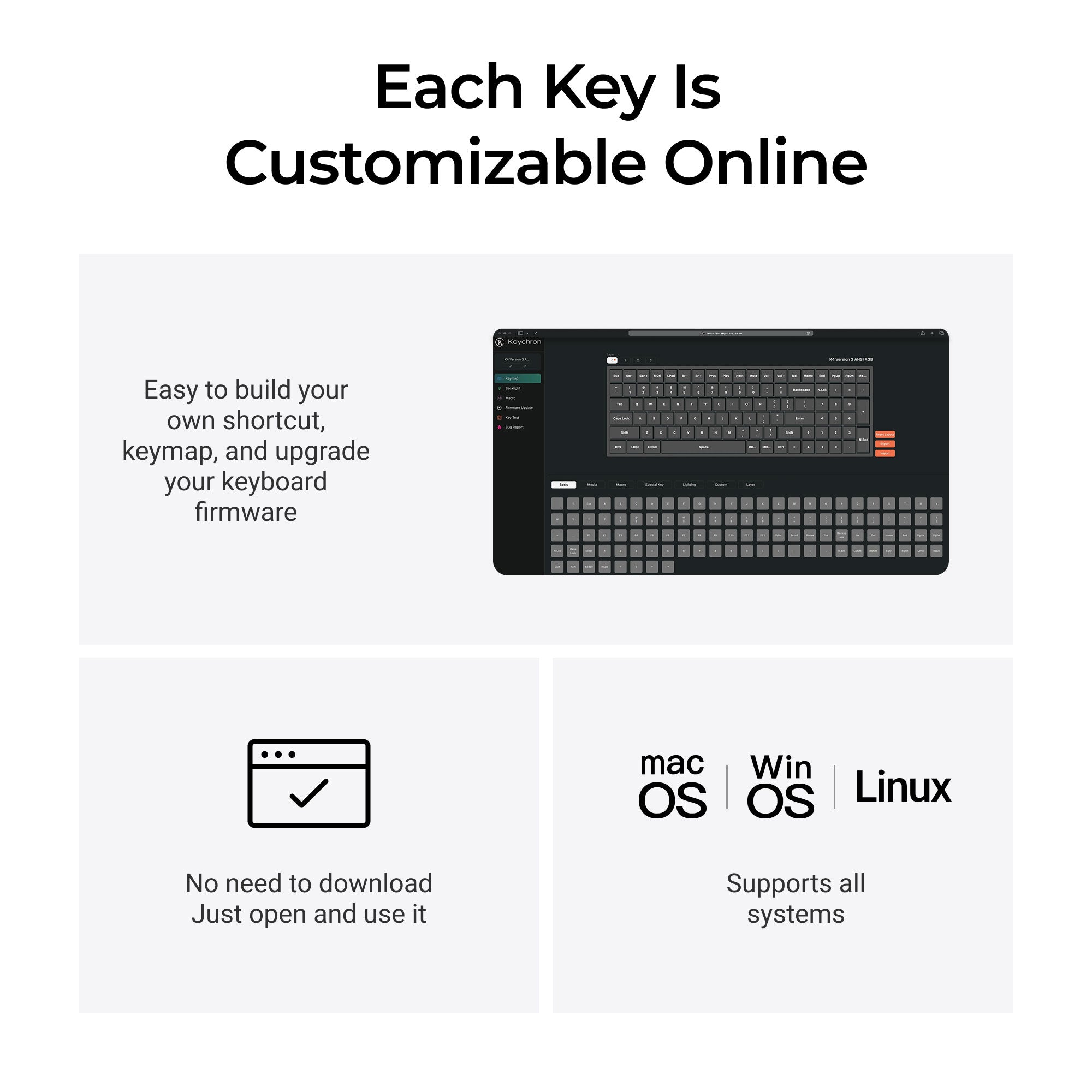 Keychron K4 QMK Wireless Mechanical Keyboard (Version 3) - Image 6