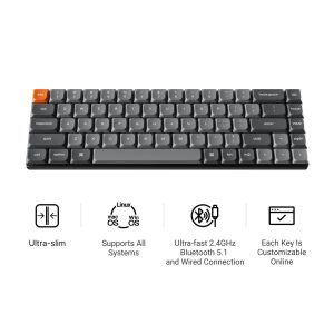 Keychron K7 Max QMK/VIA Wireless Custom Mechanical Keyboard