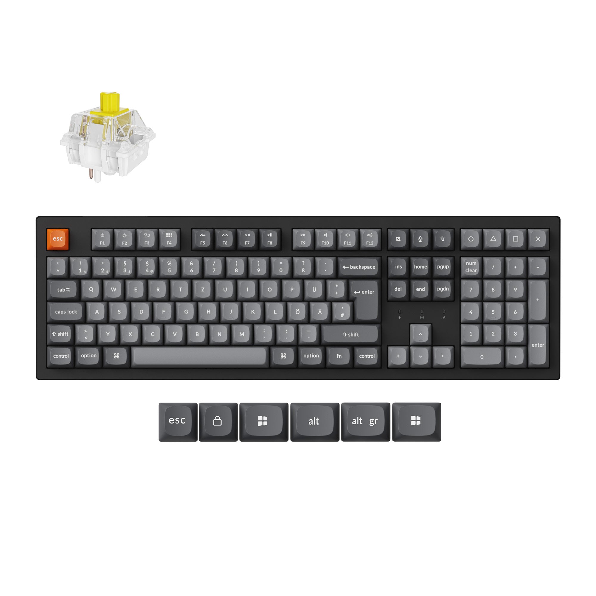 Keychron K10 Max QMK Wireless Mechanical Keyboard ISO Layout Collection - Image 6