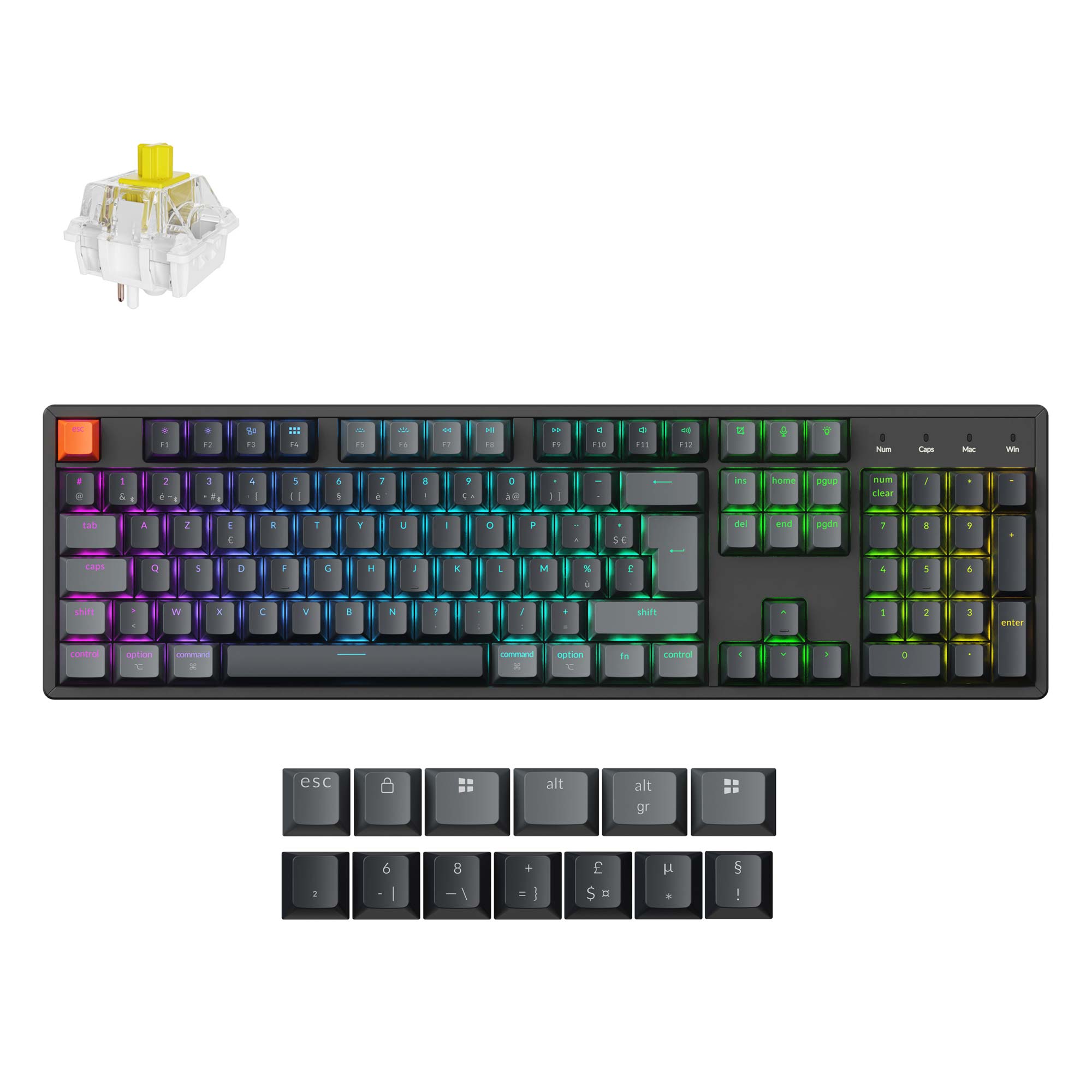 Keychron K10 QMK Wireless Mechanical Keyboard (ISO Layout) - Version 2 - Image 18