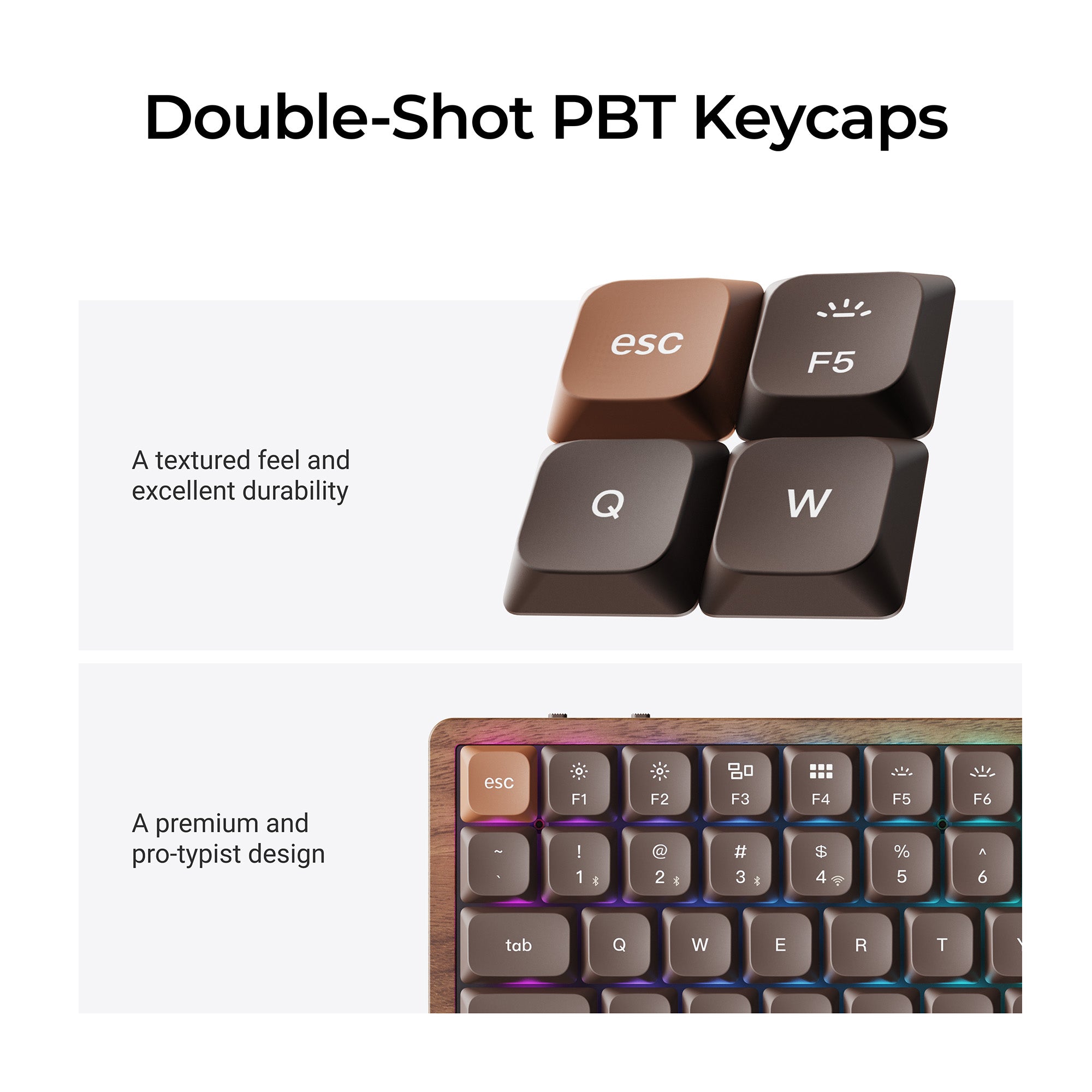 Keychron K3 Max QMK Wireless Custom Mechanical Keyboard - All-Wood Special Edition - Image 3