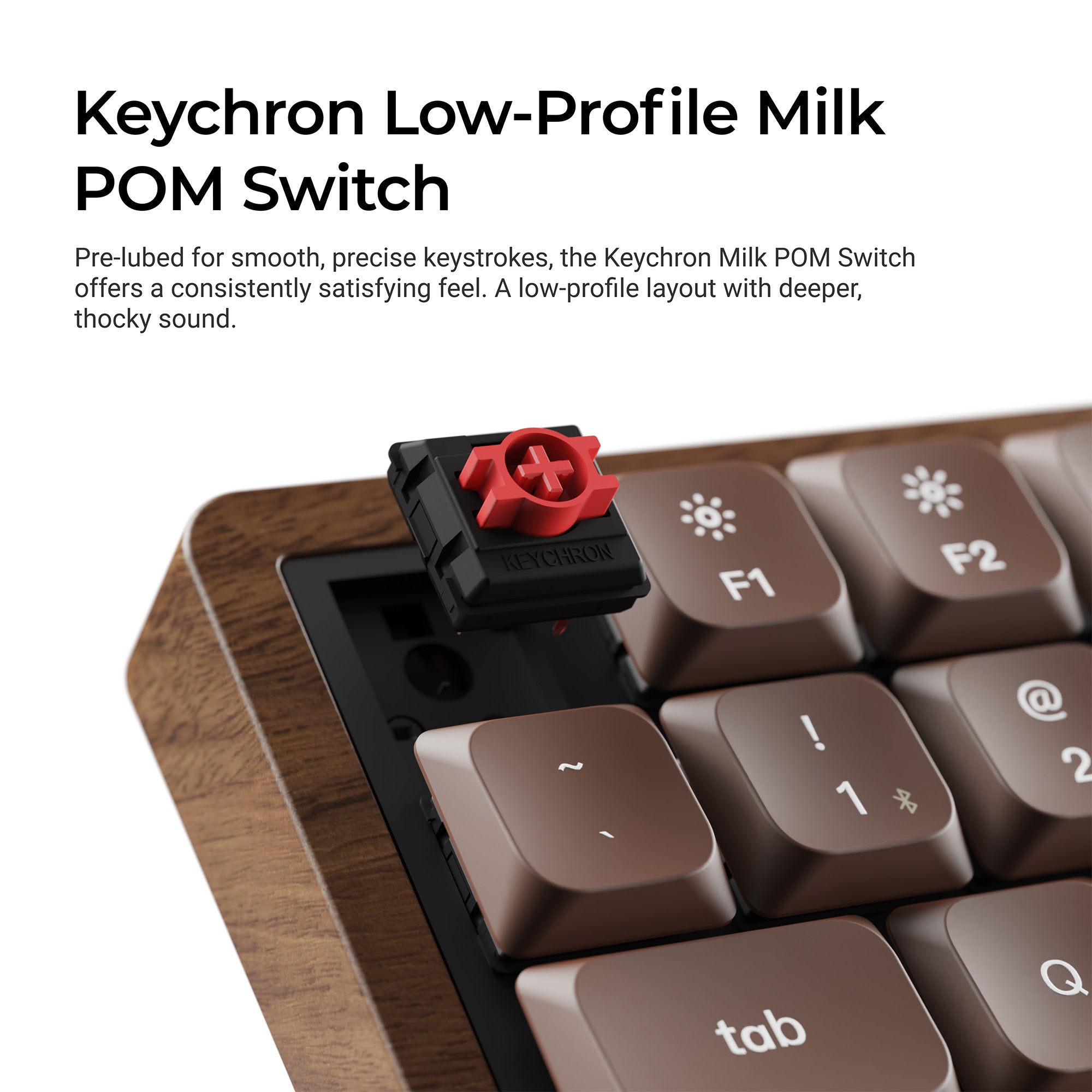 Keychron K3 Max QMK Wireless Custom Mechanical Keyboard - All-Wood Special Edition - Image 5
