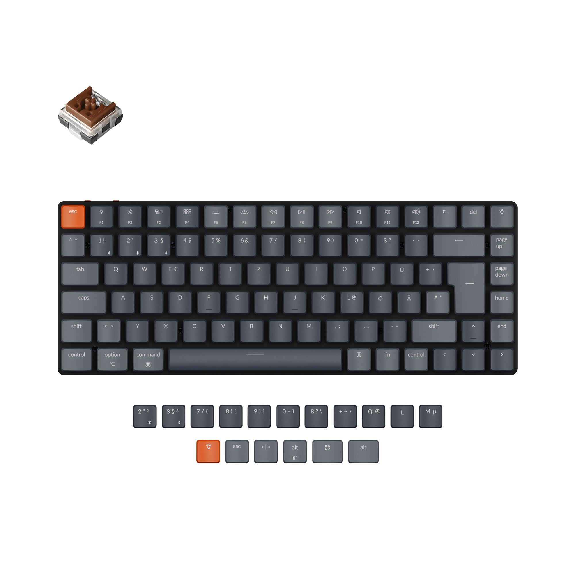 Keychron K3 Ultra-slim Wireless Mechanical Keyboard (German ISO-DE Layout) - Version 2 - Image 6