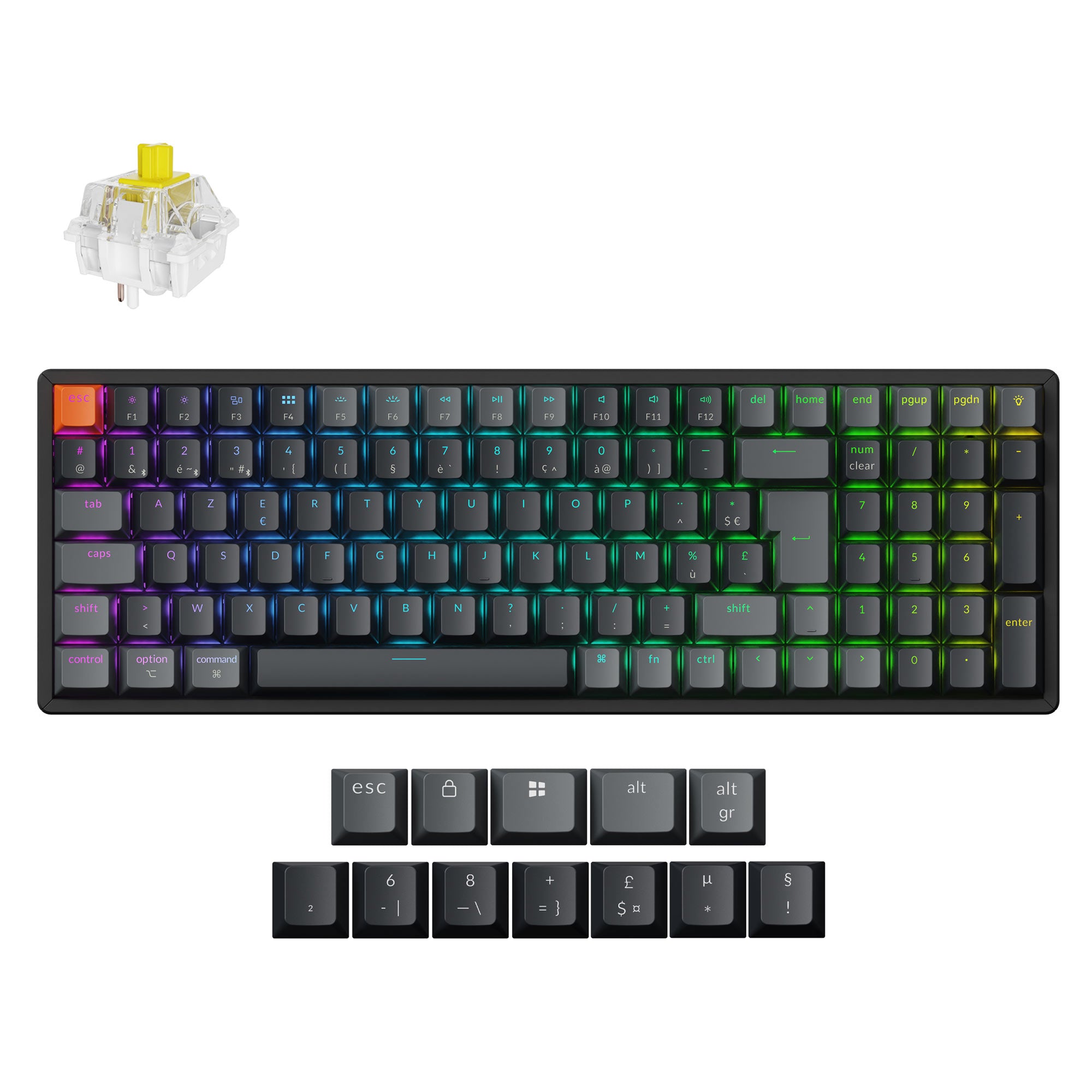 Keychron K4 QMK Wireless Mechanical Keyboard (ISO Layout) - Version 3 - Image 15