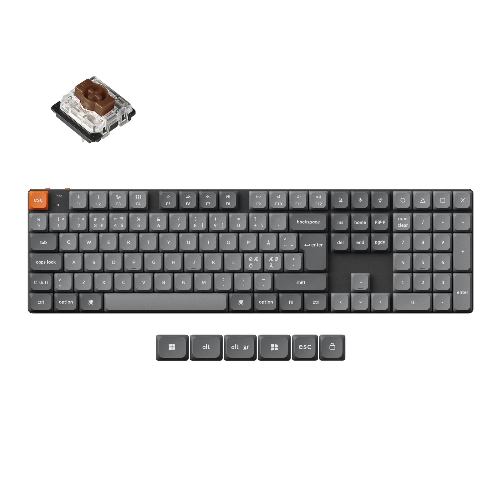 Keychron K5 Max QMK Wireless Custom Mechanical Keyboard ISO Layout Collection - Image 8
