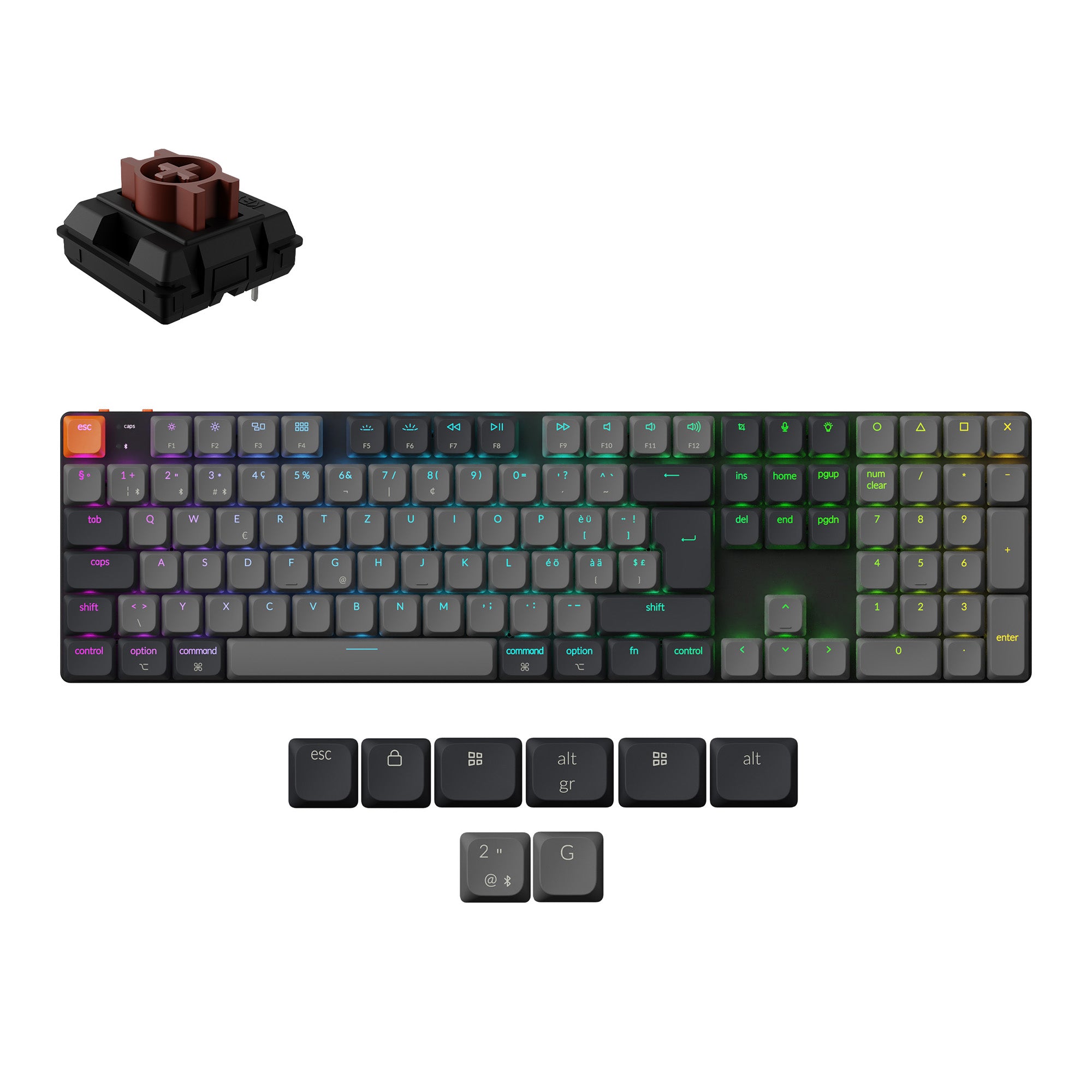 Keychron K5 QMK Wireless Mechanical Keyboard (ISO Layout) - Version 2 - Image 8