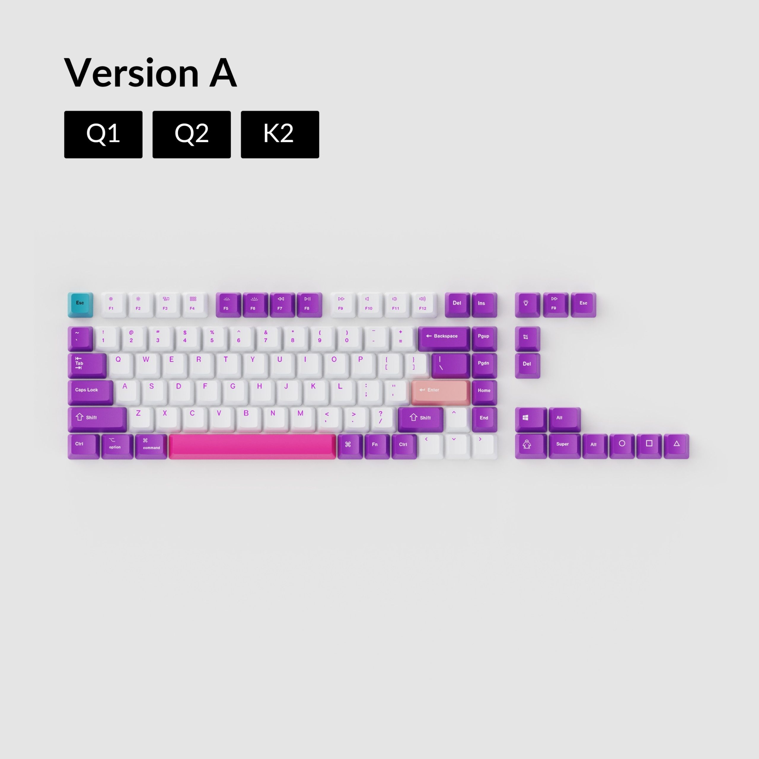 OEM Dye-Sub PBT Keycap Set - Unicorn - Image 3