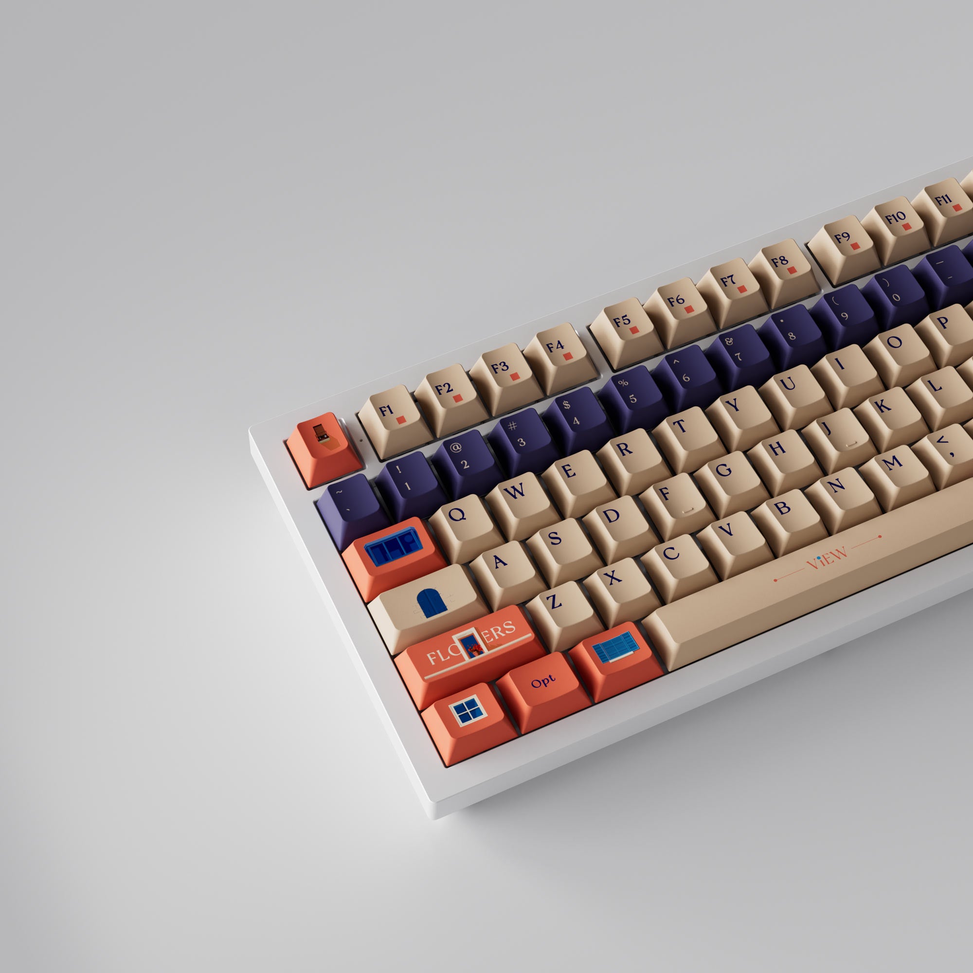 Window View - Cherry Profile Dye-Sub PBT Full Keycap Set - Image 2