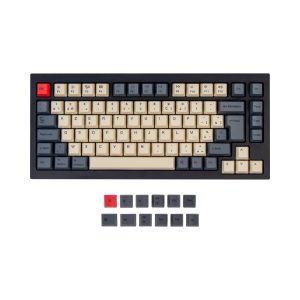 ISO & ANSI Q1 & Q1 Pro & Q2 & Q2 Pro & V1 & V2 & K2 & K2 Pro OEM Dye-Sub PBT Keycap Set - Carbon